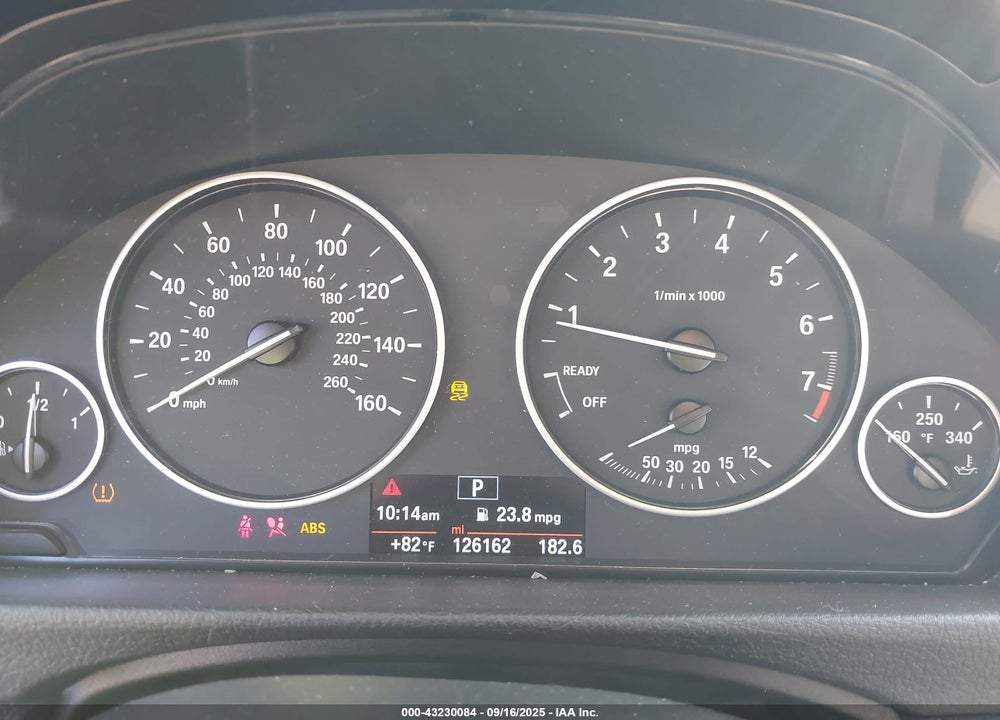 2015 BMW 3 SERIES VIN: WBA3C3C5XFP664753