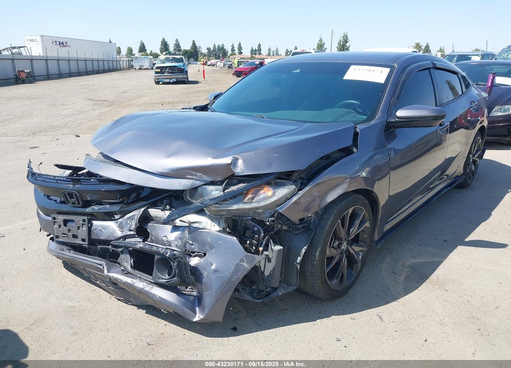 2019 HONDA CIVIC VIN: 19XFC2F82KE215125