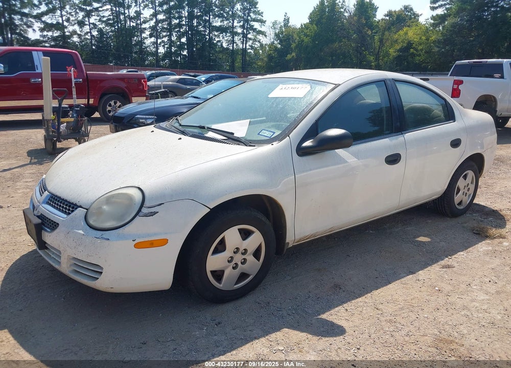 2005 DODGE NEON SE VIN: 1B3ES26C55D277029