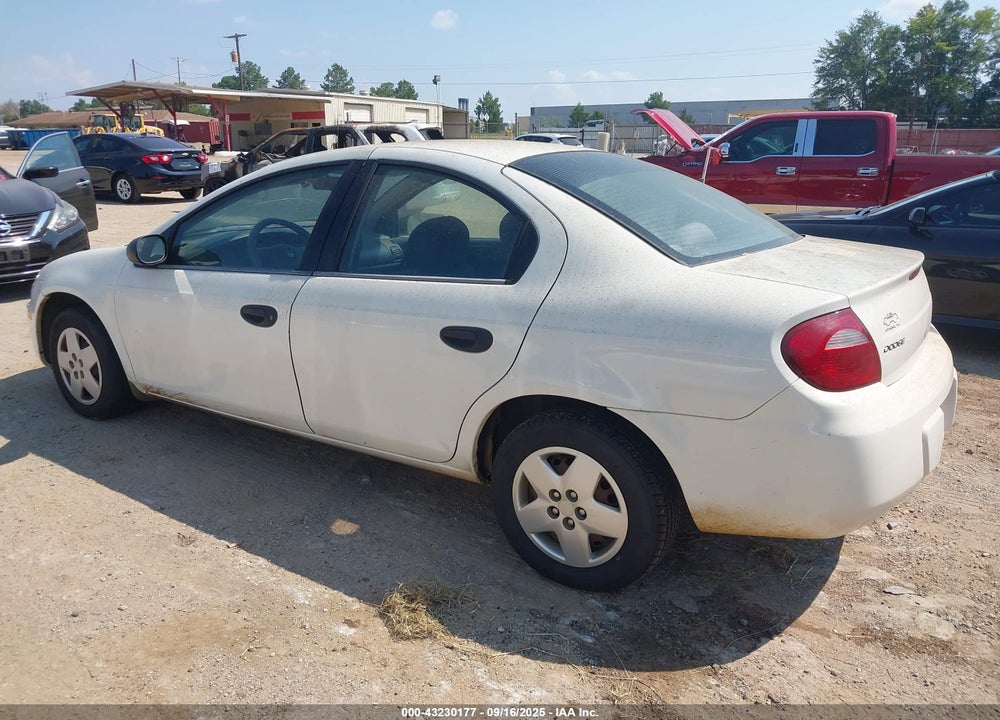 2005 DODGE NEON SE VIN: 1B3ES26C55D277029