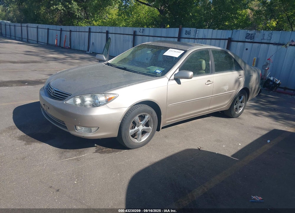 2005 TOYOTA CAMRY XLE V6 VIN: JTDBF32K050164525