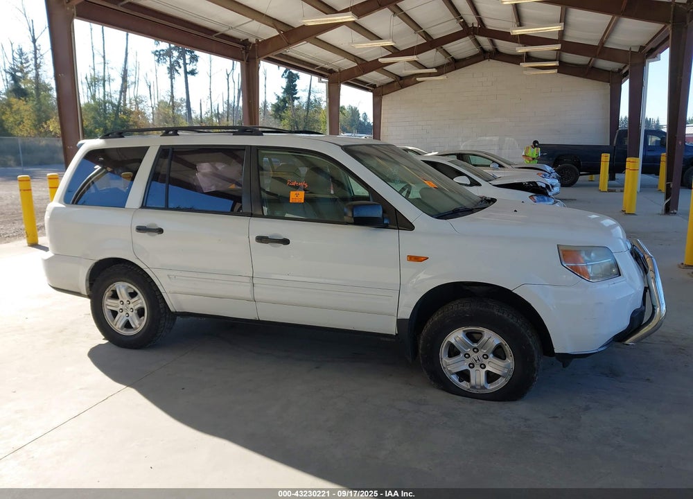 2007 HONDA PILOT LX VIN: 2HKYF18187H532808