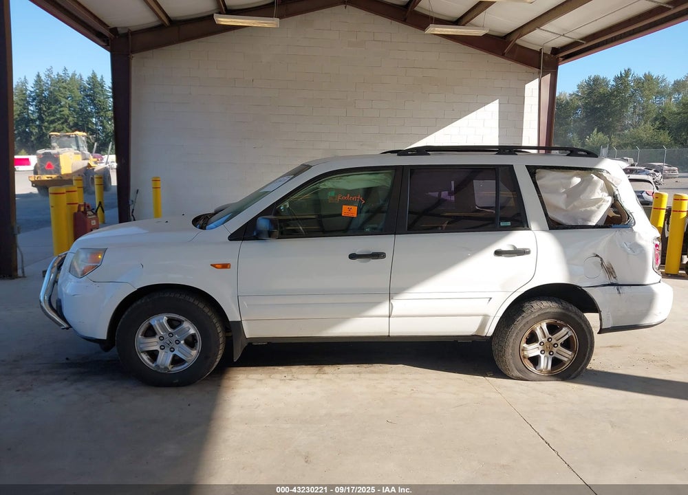 2007 HONDA PILOT LX VIN: 2HKYF18187H532808