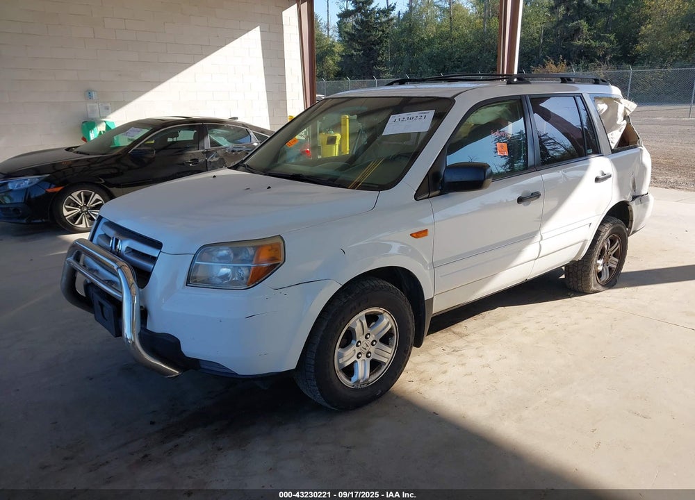 2007 HONDA PILOT LX VIN: 2HKYF18187H532808