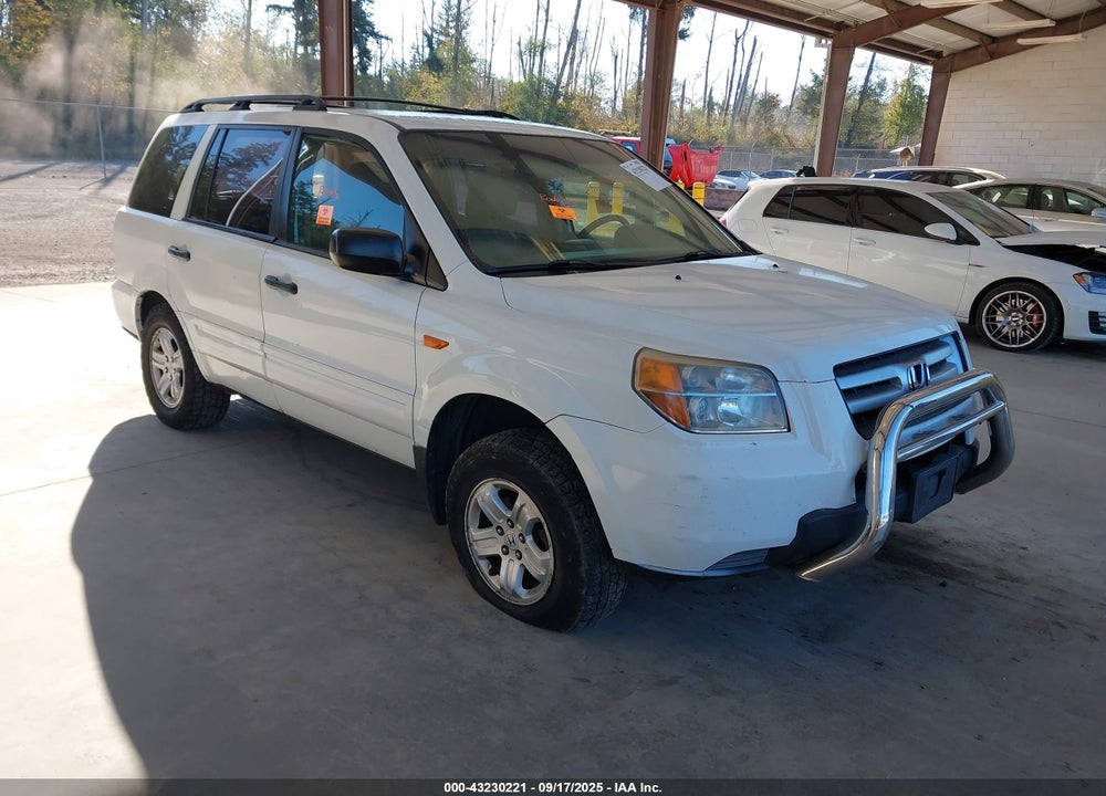 2007 HONDA PILOT LX VIN: 2HKYF18187H532808