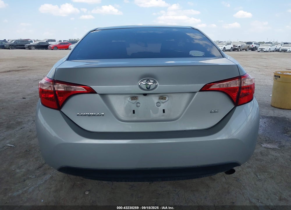 2019 TOYOTA COROLLA LE VIN: 5YFBURHE1KP898747