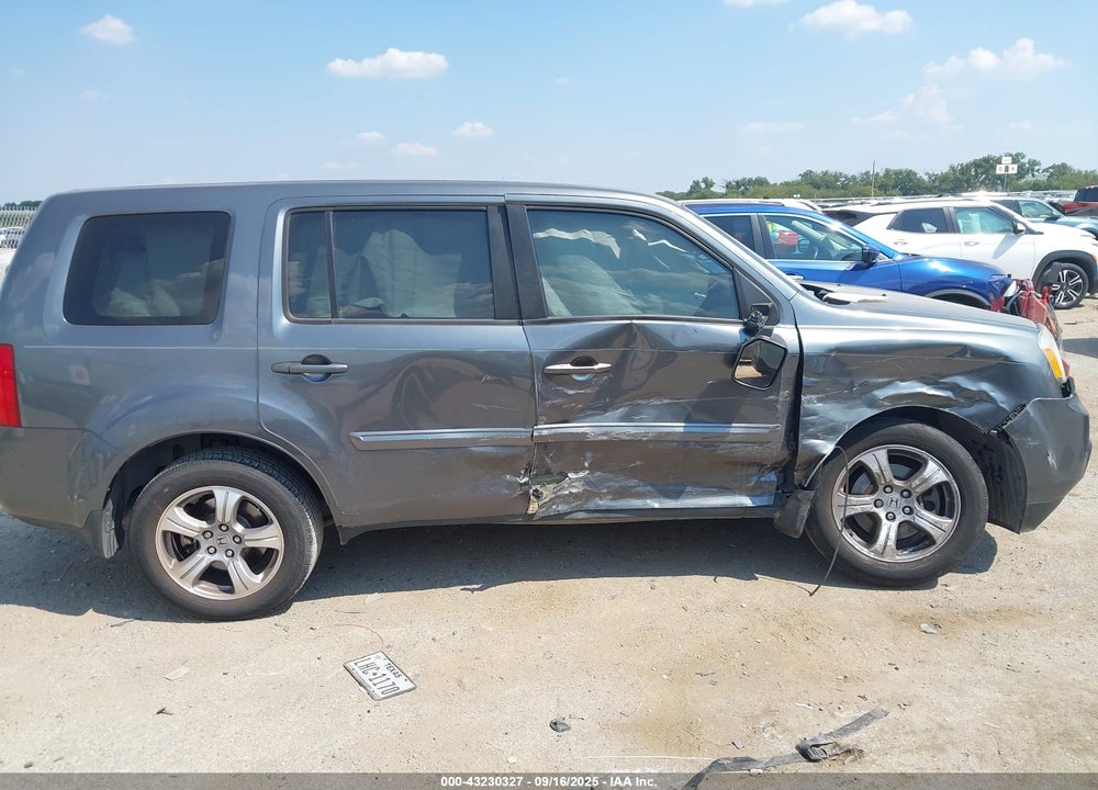 2013 HONDA PILOT EX-L VIN: 5FNYF3H5XDB028186