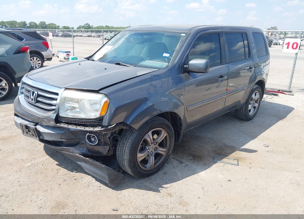 2013 HONDA PILOT EX-L VIN: 5FNYF3H5XDB028186