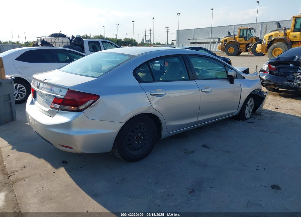 2014 HONDA CIVIC VIN: 19XFB2F54EE040549
