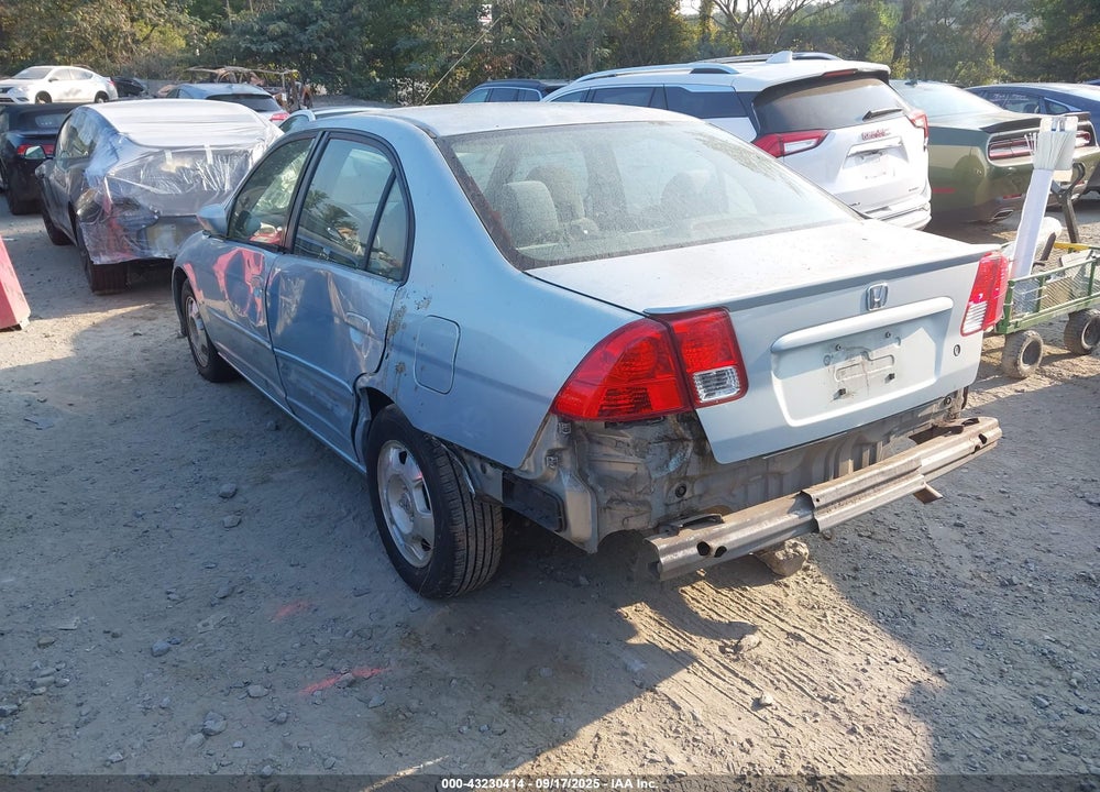 2004 HONDA CIVIC HYBRID VIN: JHMES96694S017503