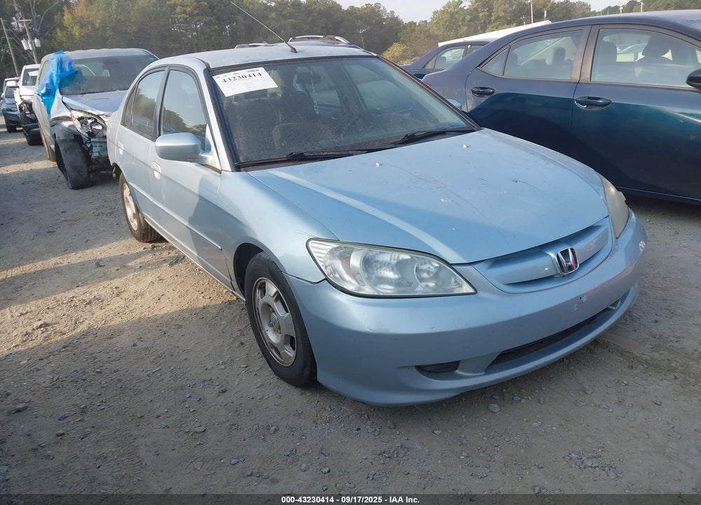 2004 HONDA CIVIC HYBRID VIN: JHMES96694S017503