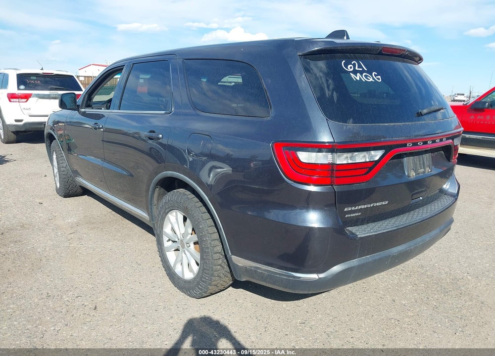 2014 DODGE DURANGO VIN: 1C4RDJAG3EC450163