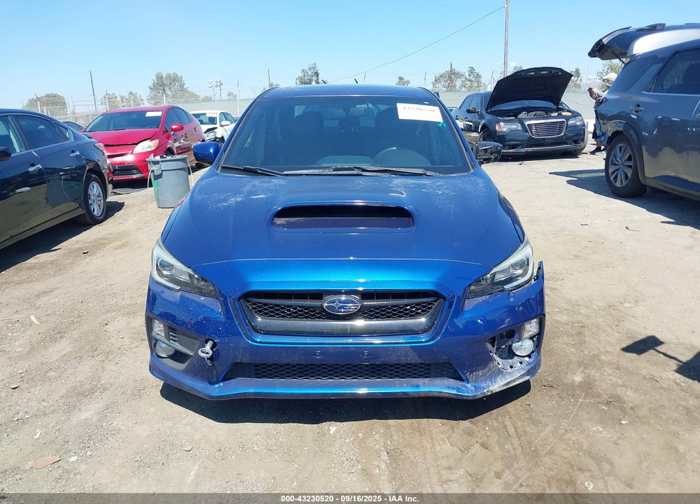 2015 SUBARU WRX VIN: JF1VA1G69F8818782
