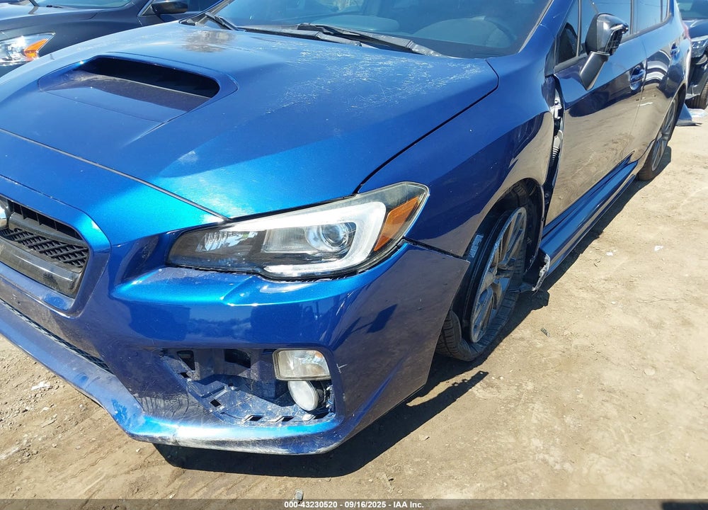 2015 SUBARU WRX VIN: JF1VA1G69F8818782