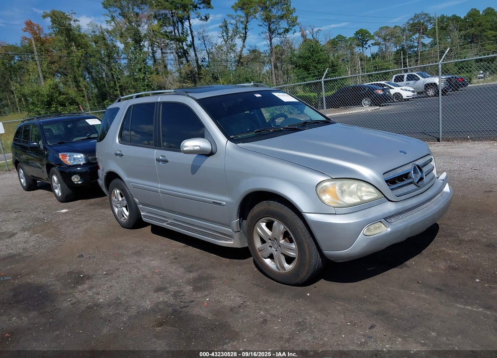 2005 MERCEDES-BENZ ML 350 4MATIC VIN: 4JGAB57E55A523363