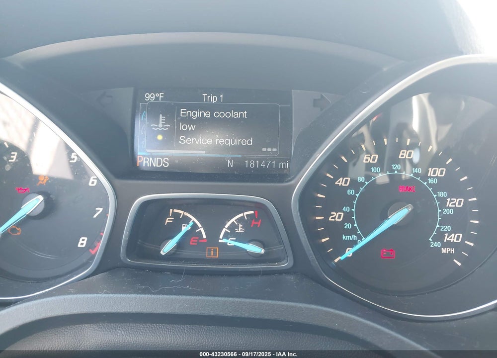 2014 FORD ESCAPE VIN: 1FMCU0GX9EUA27326