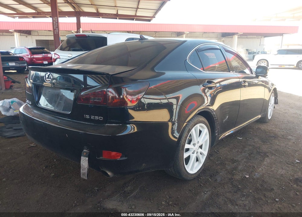 2007 LEXUS IS 250 VIN: JTHBK262275038560