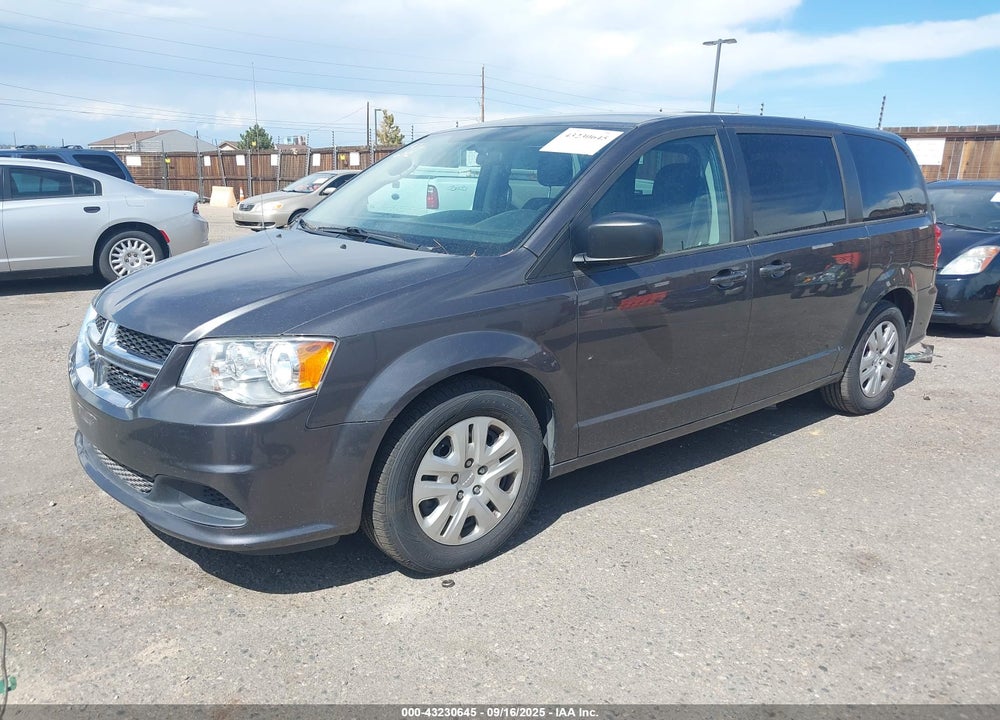 2018 DODGE GRAND CARAVAN SE VIN: 2C4RDGBG2JR232475