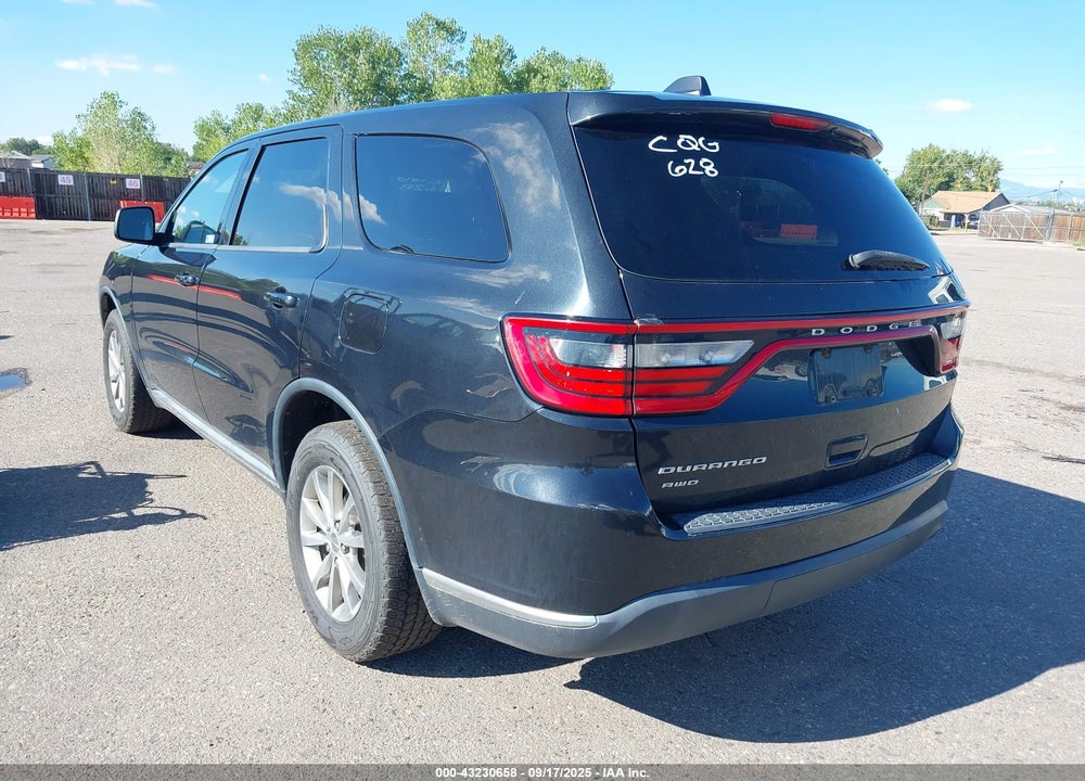 2016 DODGE DURANGO VIN: 1C4RDJAG7GC363269