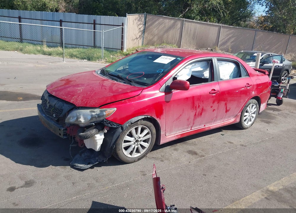 2009 TOYOTA COROLLA S VIN: 1NXBU40E19Z038340