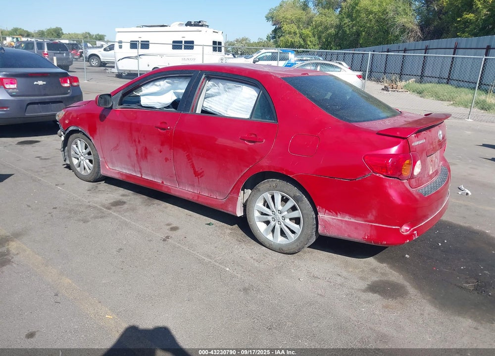 2009 TOYOTA COROLLA S VIN: 1NXBU40E19Z038340
