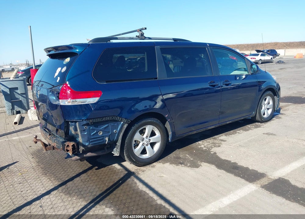 2011 TOYOTA SIENNA LE V6 VIN: 5TDKK3DC5BS004957