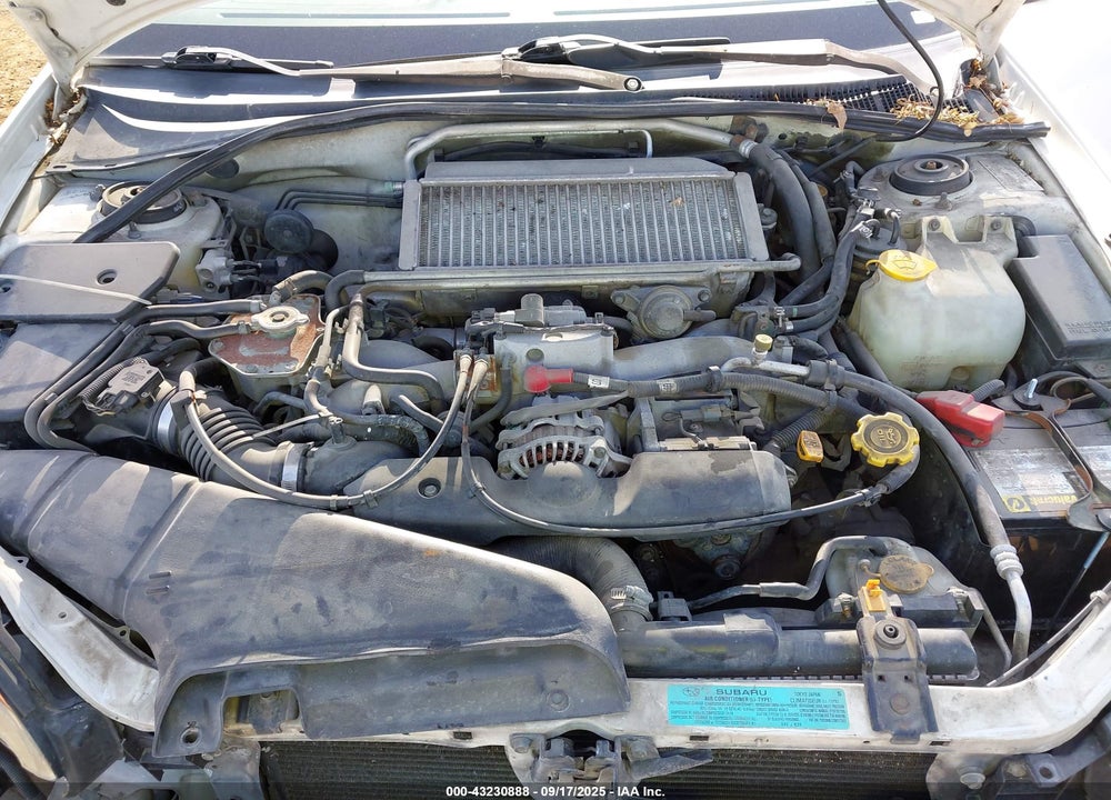2003 SUBARU IMPREZA WRX VIN: JF1GG29613G800367