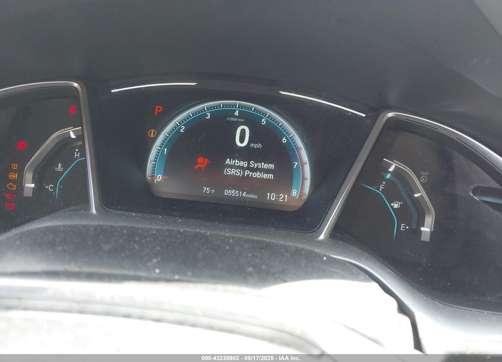 2017 HONDA CIVIC VIN: 2HGFC1F72HH652218