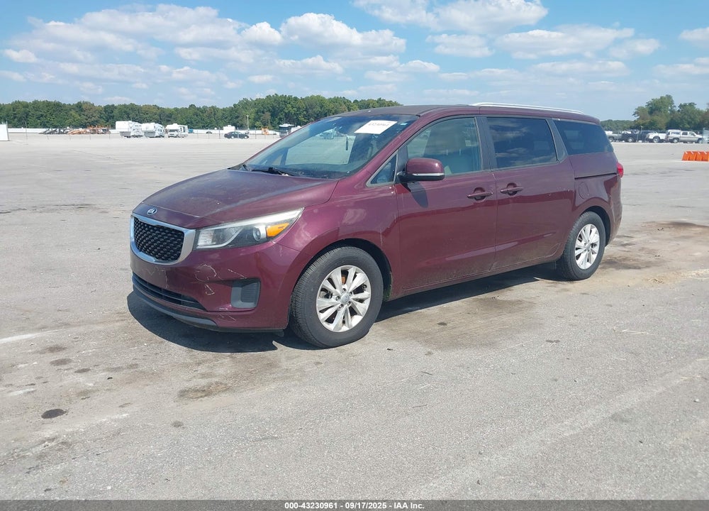 2015 KIA SEDONA LX VIN: KNDMB5C1XF6033137