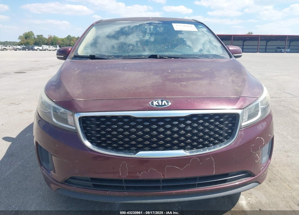 2015 KIA SEDONA LX VIN: KNDMB5C1XF6033137