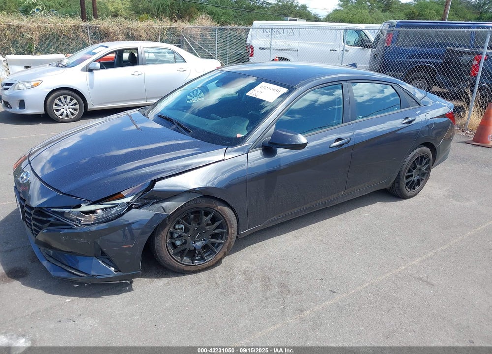 2022 HYUNDAI ELANTRA VIN: 5NPLS4AG7NH080580