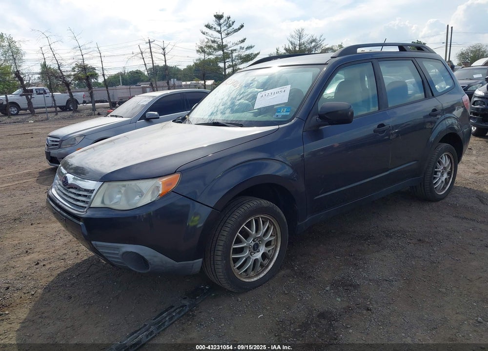 2010 SUBARU FORESTER 2.5X VIN: JF2SH6BC3AH779118