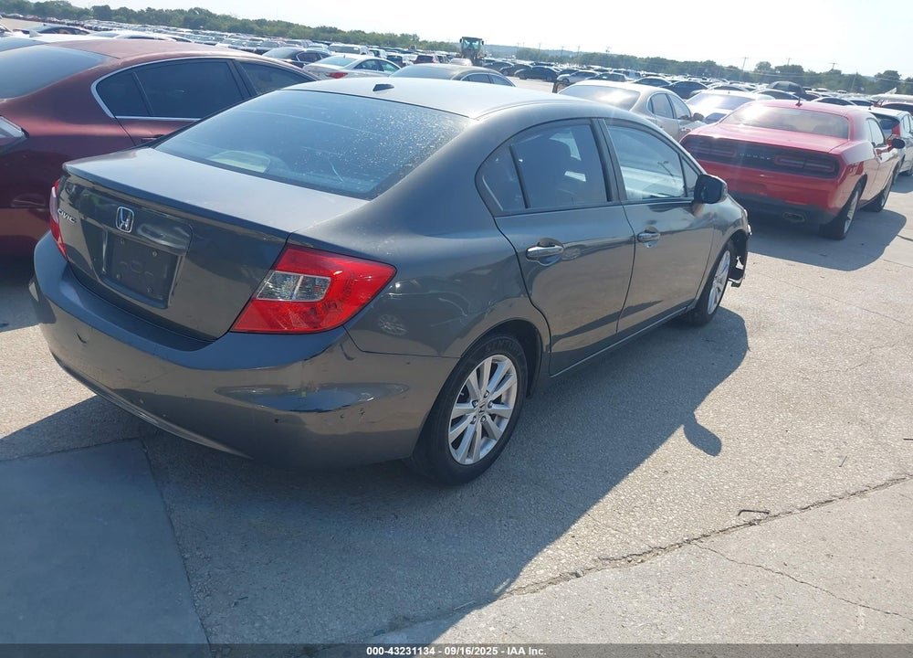 2012 HONDA CIVIC EX-L VIN: 2HGFB2F98CH505436