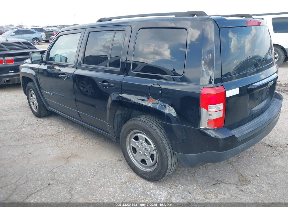2016 JEEP PATRIOT VIN: 1C4NJPBB0GD536489