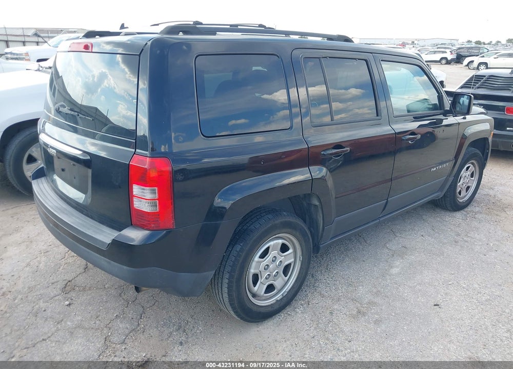 2016 JEEP PATRIOT VIN: 1C4NJPBB0GD536489