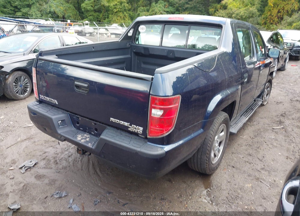 2009 HONDA RIDGELINE VIN: 2HJYK16219H502399