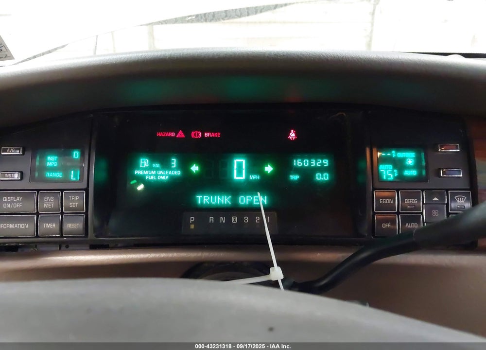 1994 CADILLAC DEVILLE VIN: 1G6KD52B8RU246361