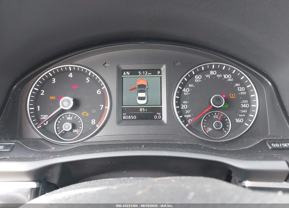 2012 VOLKSWAGEN EOS VIN: WVWFW7AH4CV006249