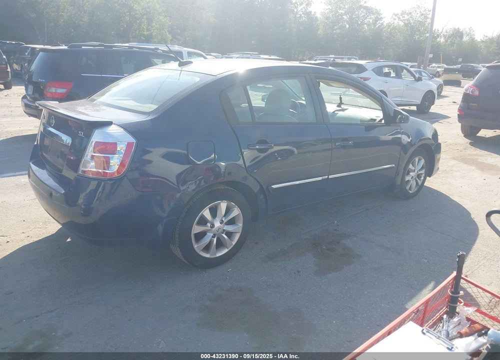 2011 NISSAN SENTRA 2.0SL VIN: 3N1AB6AP3BL644095