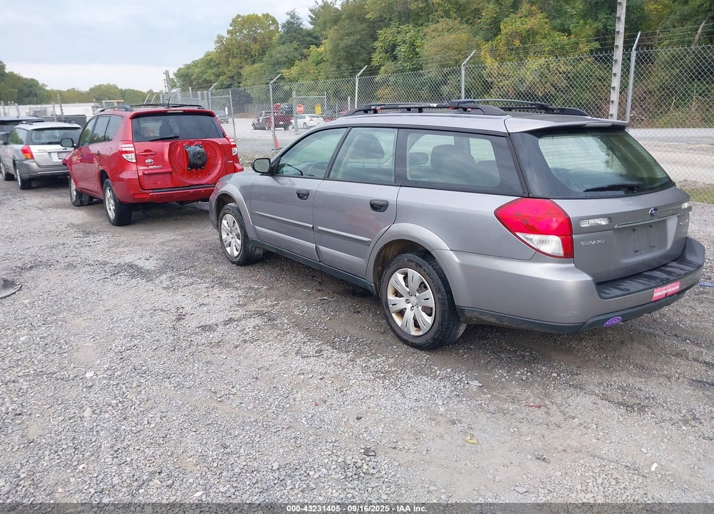 2008 SUBARU OUTBACK VIN: 4S4BP60C187353038