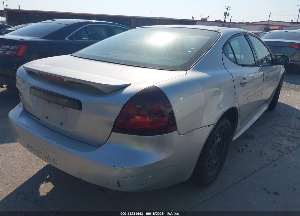 2006 PONTIAC GRAND PRIX VIN: 2G2WP552261229780
