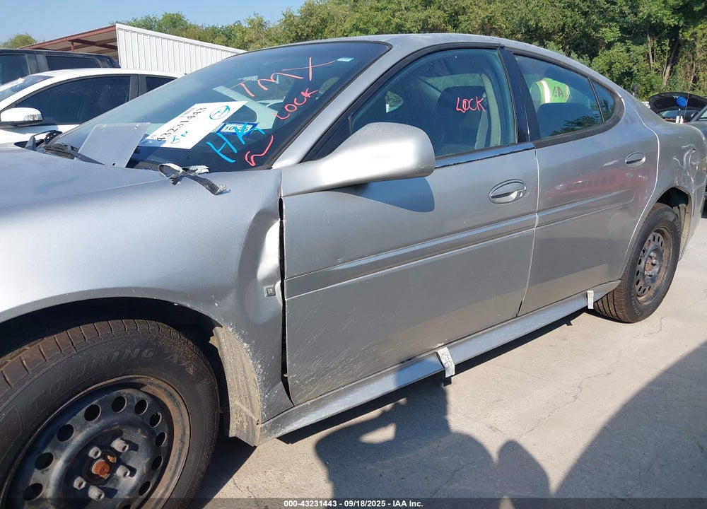 2006 PONTIAC GRAND PRIX VIN: 2G2WP552261229780