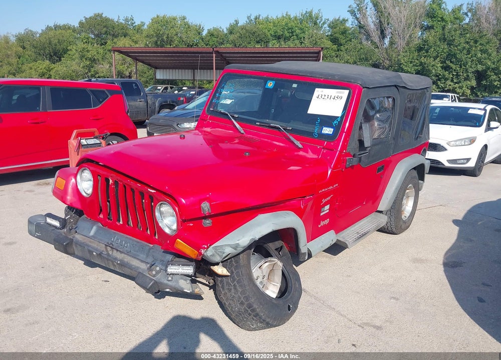 2002 JEEP WRANGLER SPORT VIN: 1J4FA49S82P774553