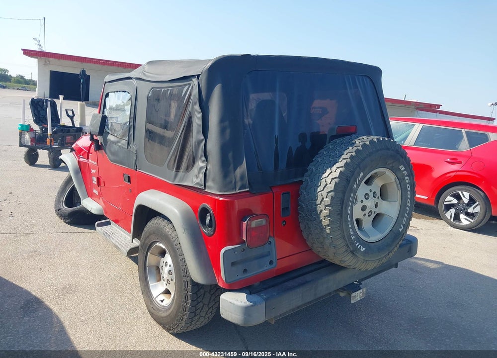 2002 JEEP WRANGLER SPORT VIN: 1J4FA49S82P774553