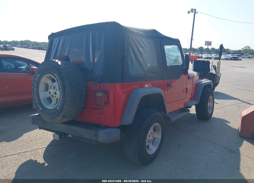 2002 JEEP WRANGLER SPORT VIN: 1J4FA49S82P774553