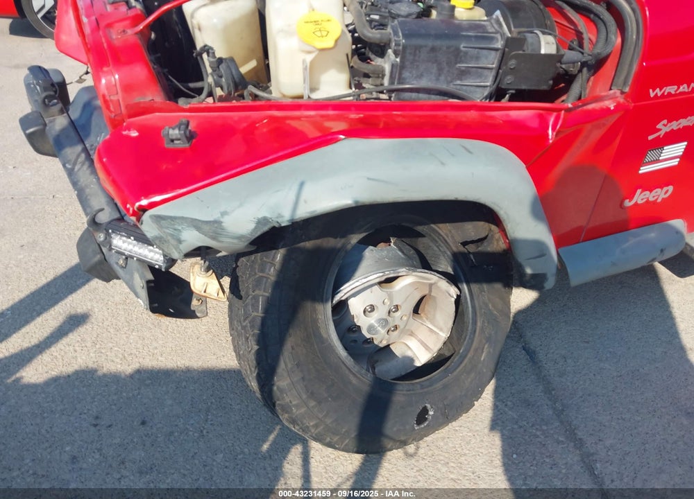 2002 JEEP WRANGLER SPORT VIN: 1J4FA49S82P774553