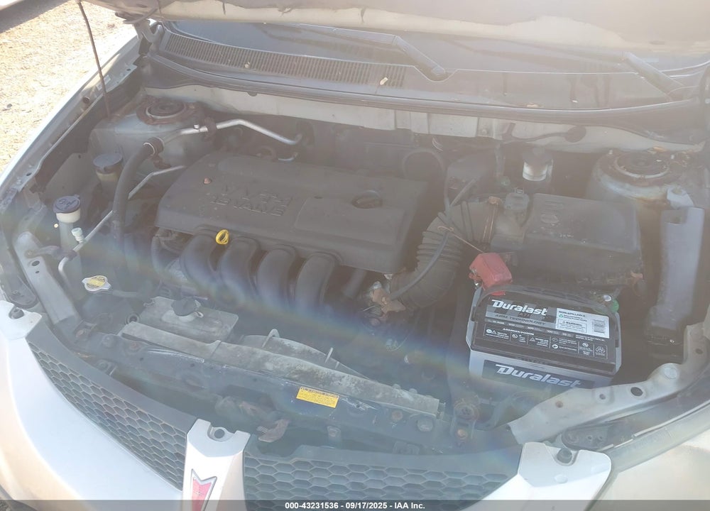 2004 PONTIAC VIBE VIN: 5Y2SL62854Z433272