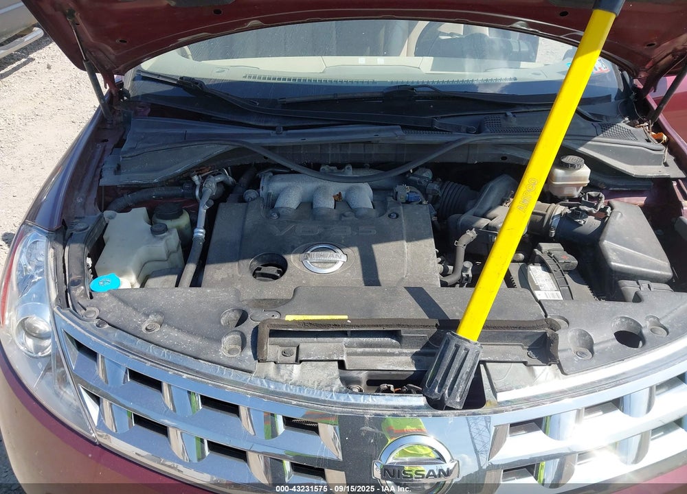 2005 NISSAN MURANO SE VIN: JN8AZ08W95W403129