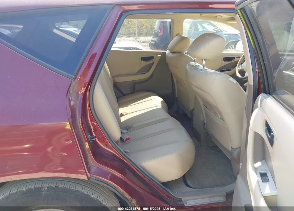 2005 NISSAN MURANO SE VIN: JN8AZ08W95W403129