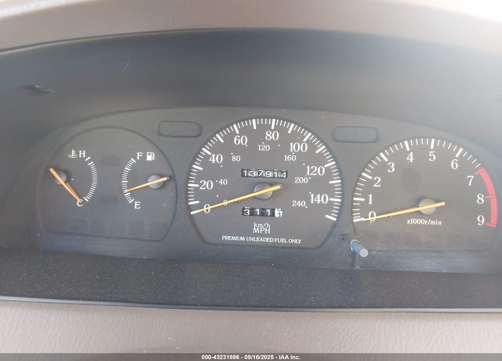 1995 INFINITI J30 VIN: JNKAY21D0SM208416